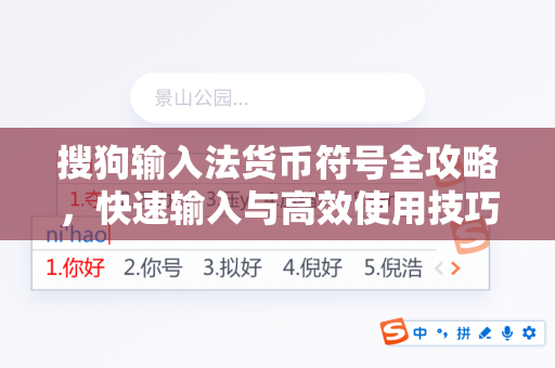 搜狗输入法货币符号全攻略，快速输入与高效使用技巧-第1张图片-搜狗输入法官方下载 - 智能汉字输入法首选