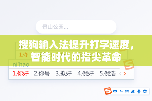 搜狗输入法提升打字速度，智能时代的指尖革命-第1张图片-搜狗输入法官方下载 - 智能汉字输入法首选