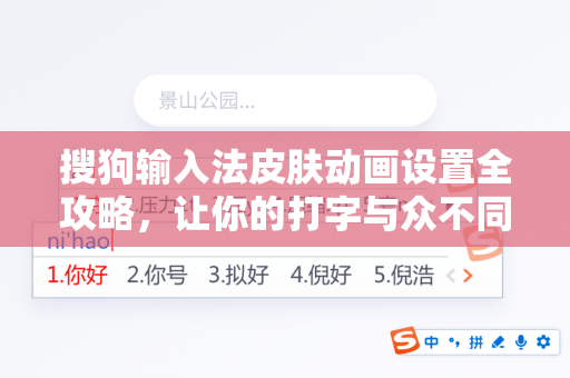 搜狗输入法皮肤动画设置全攻略，让你的打字与众不同-第1张图片-搜狗输入法官方下载 - 智能汉字输入法首选