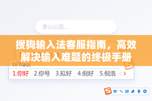 搜狗输入法客服指南，高效解决输入难题的终极手册